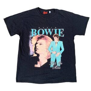 VINTAGE David Bowie Graphic T Shirt Band Shirt Large